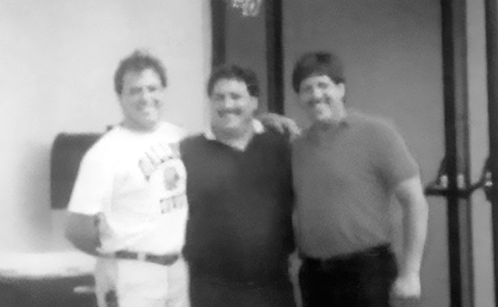 Older photograph of Falcone family